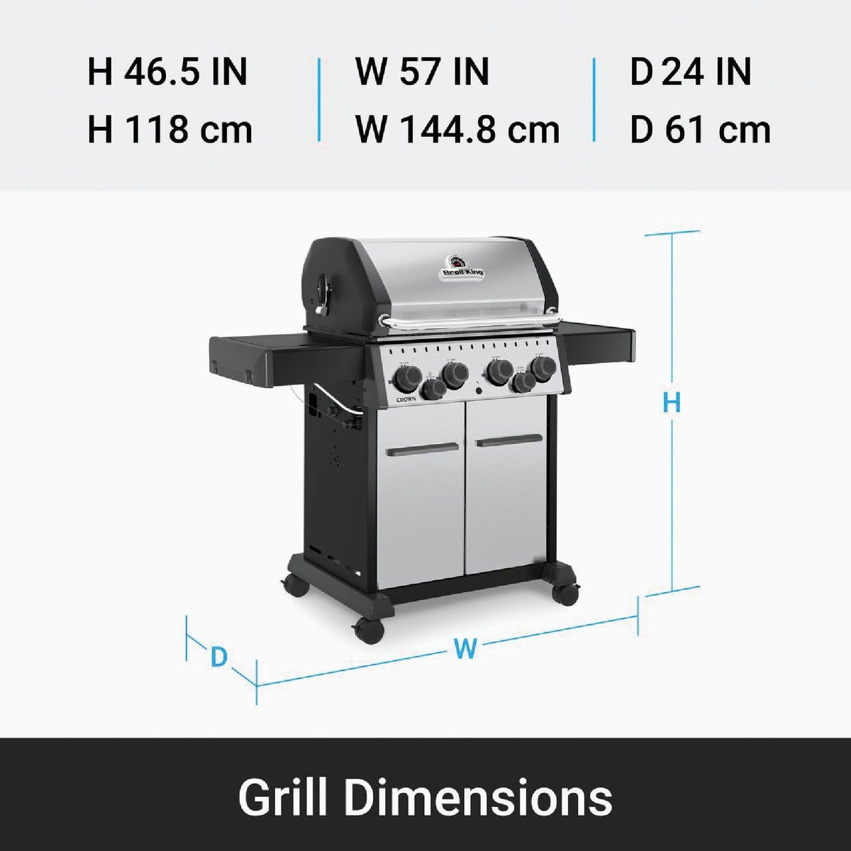 Broil King Crown S 490 4-Burner Stainless Steel 40,000 BTU LP Gas Grill - photo 5
