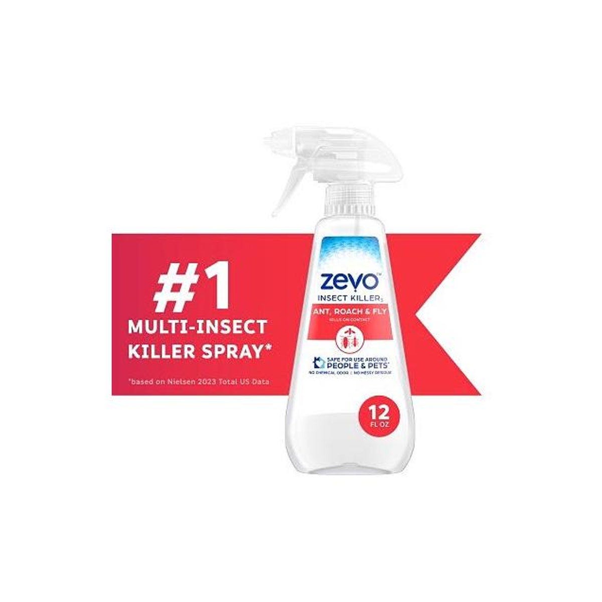 Zevo 12 Oz. Ant, Roach & Fly Insect Killer Spray - photo 2 Zevo 12 Oz. Ant, Roach & Fly Insect Killer Spray - photo 2