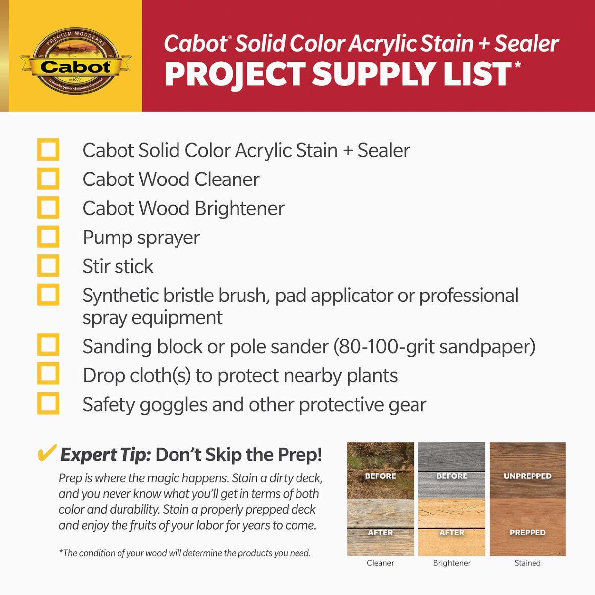 Cabot Solid Color Medium Base Acrylic Stain + Sealer, 1 Qt. - photo 3