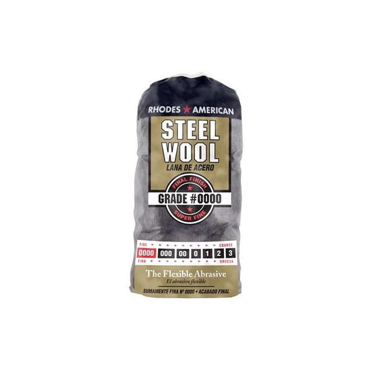 Rhodes American #0000 Super Fine Steel Wool Pads (12-Pack)