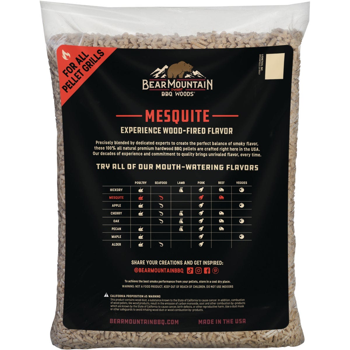 Bear Mountain BBQ Premium Woods 20 Lb. Mesquite Wood Pellet - photo 2 Bear Mountain BBQ Premium Woods 20 Lb. Mesquite Wood Pellet - photo 2