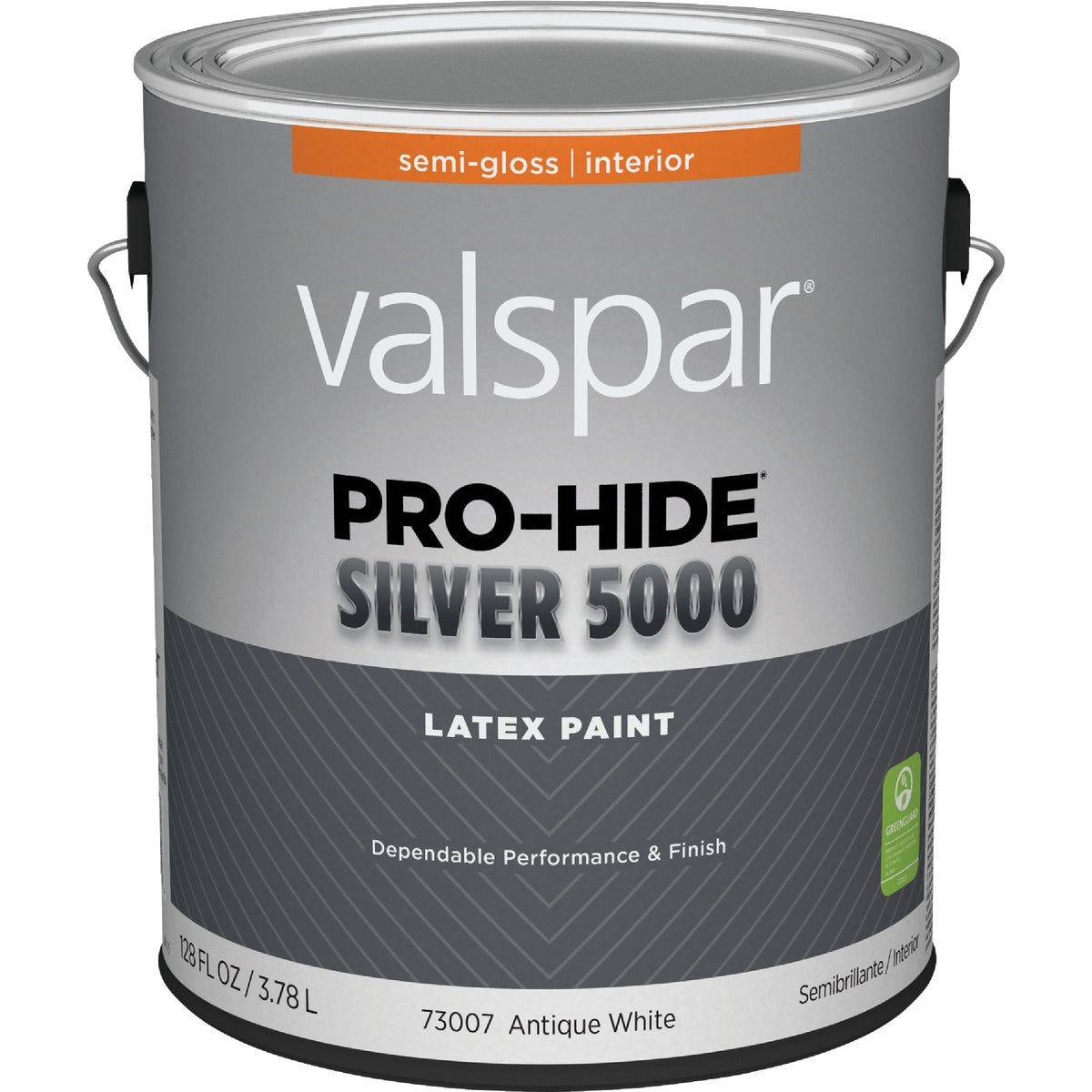 Valspar Pro-Hide Silver 5000 Latex Semi-Gloss Interior Wall Paint, Antique White, 1 Gal.