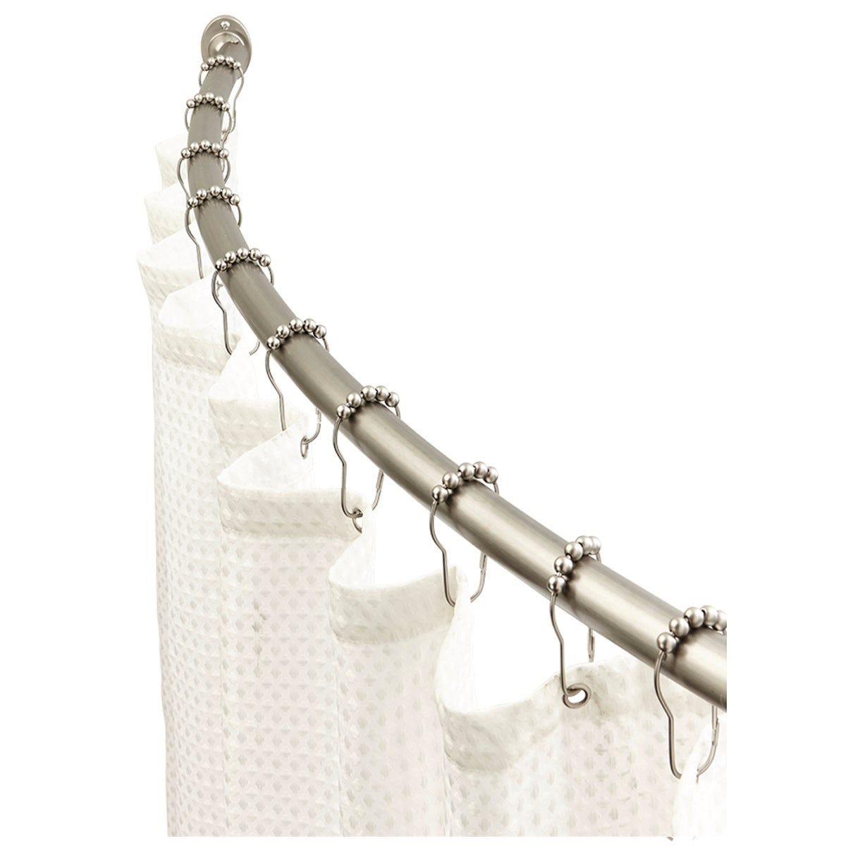 Moda At Home 42 In. to 72 In. Adjustable Chrome Curved Shower Curtain Rod - photo 2 Moda At Home 42 In. to 72 In. Adjustable Chrome Curved Shower Curtain Rod - photo 2