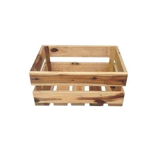 Avera Products 11.5 In. x 4.5 In. Crate-Style Wood Planter Avera Products 11.5 In. x 4.5 In. Crate-Style Wood Planter