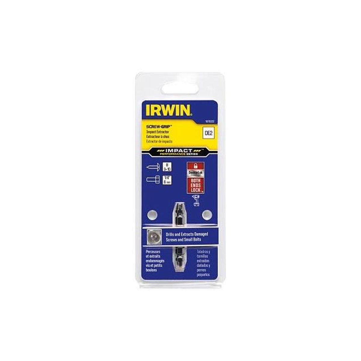 Irwin DE-2 Screw-Grip Impact Screw Extractor