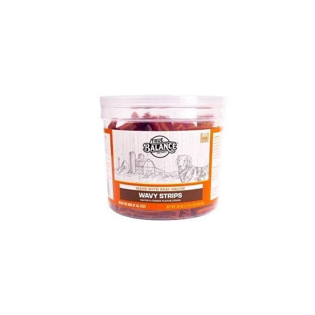True Balance 30 Oz. Bacon/Cheese Strips Dog Treats True Balance 30 Oz. Bacon/Cheese Strips Dog Treats