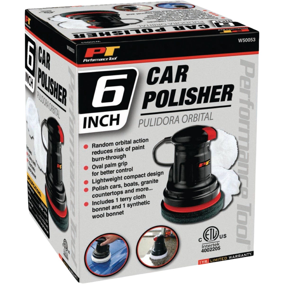 Performance Tool 6 In. 3500 rpm Random Orbital Buffer/Polisher - photo 2 Performance Tool 6 In. 3500 rpm Random Orbital Buffer/Polisher - photo 2