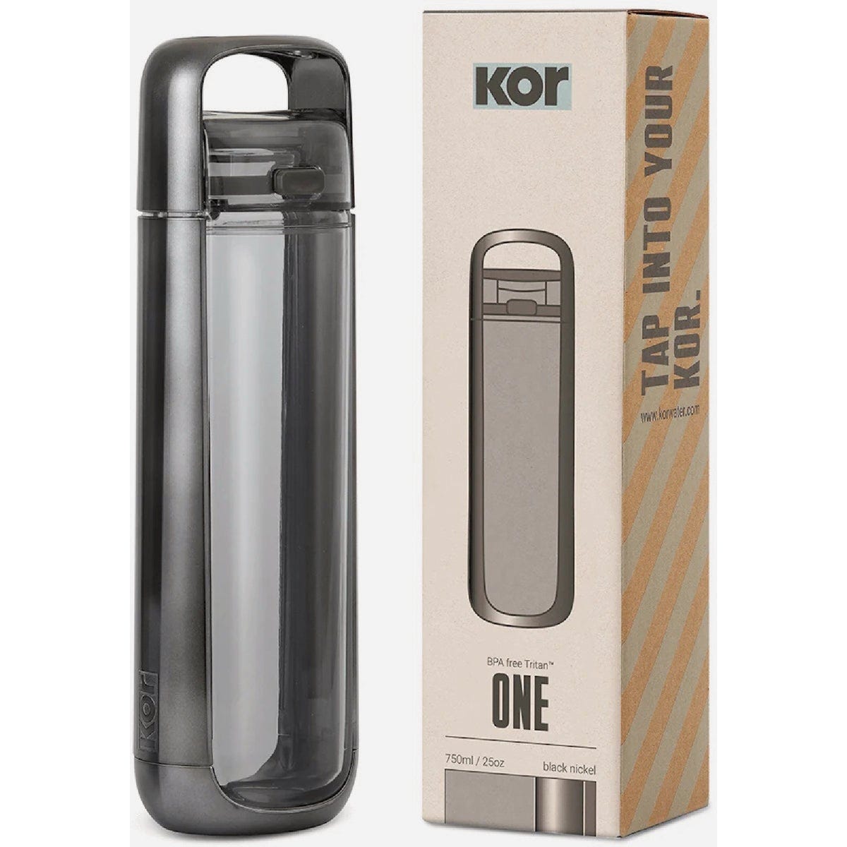 Kor One Metallic 25 Oz. Black Nickel Water Bottle- - photo 4