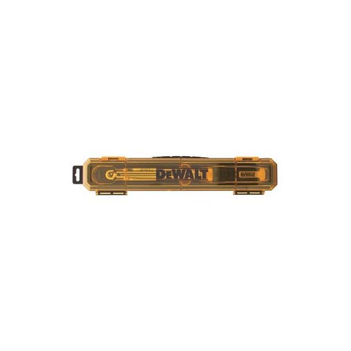 DeWalt 3/8 In. Drive Rubber Bumper Quick Release Trigger Micrometer Torque Wrench