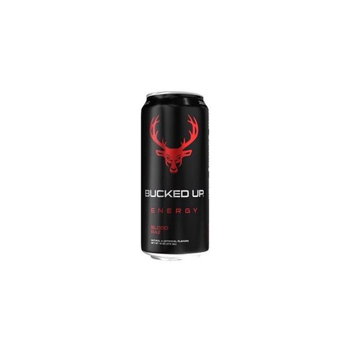 Bucked Up 16 Oz. Blood Raz Energy Drink