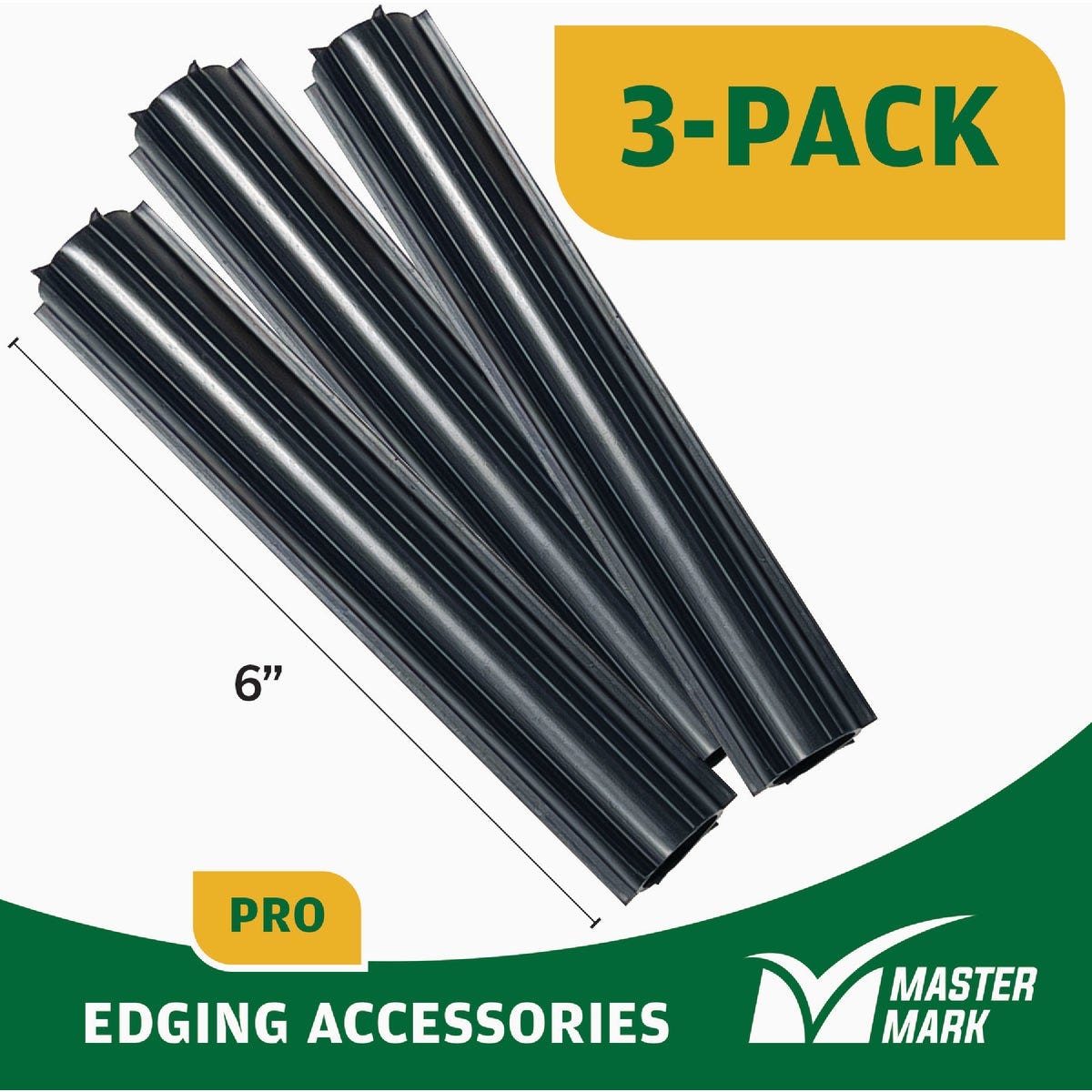 Master Mark Pro Straight Black Plastic Lawn Edging Coupler (3-Pack) - photo 5