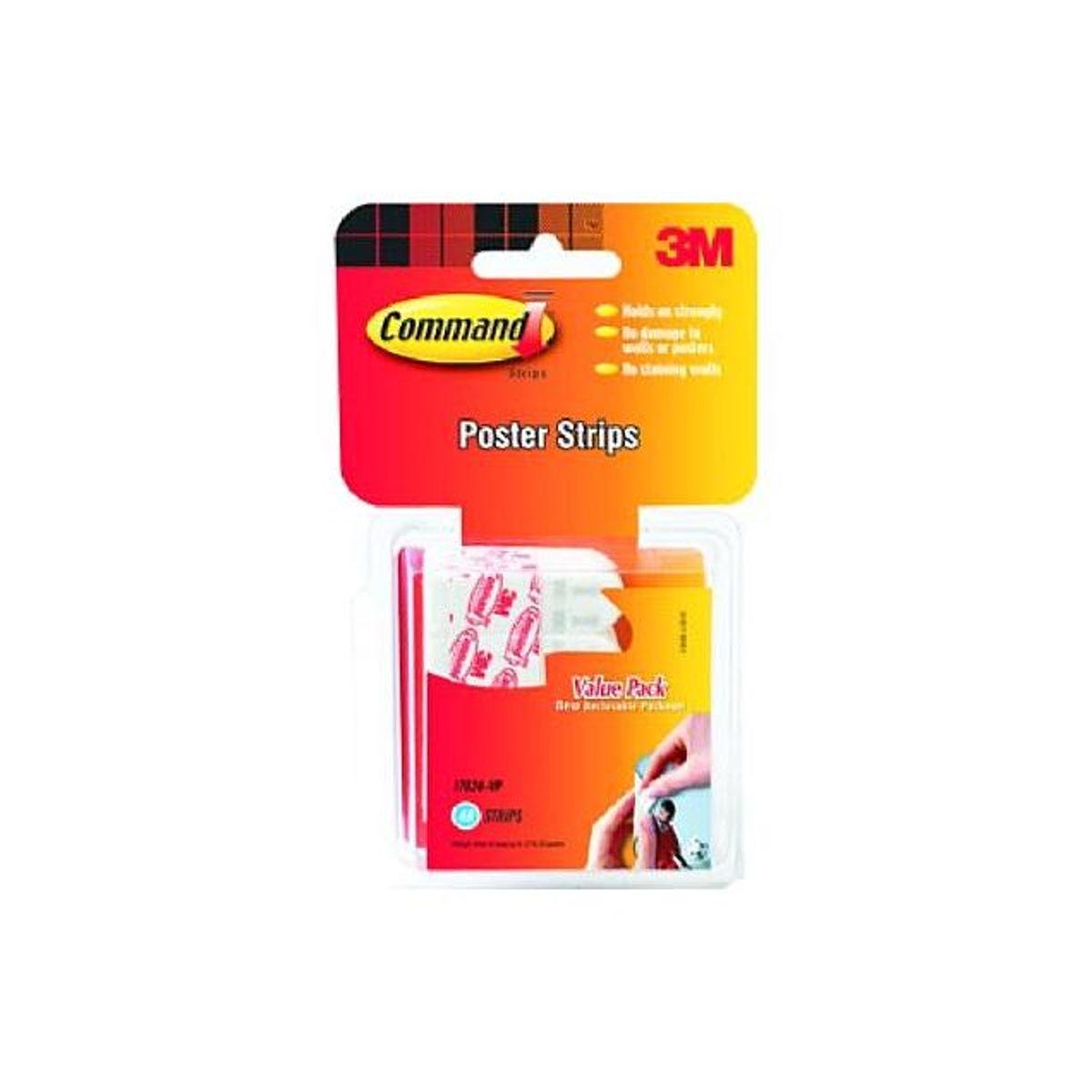 Command Poster Strip Pack (60-Pack)