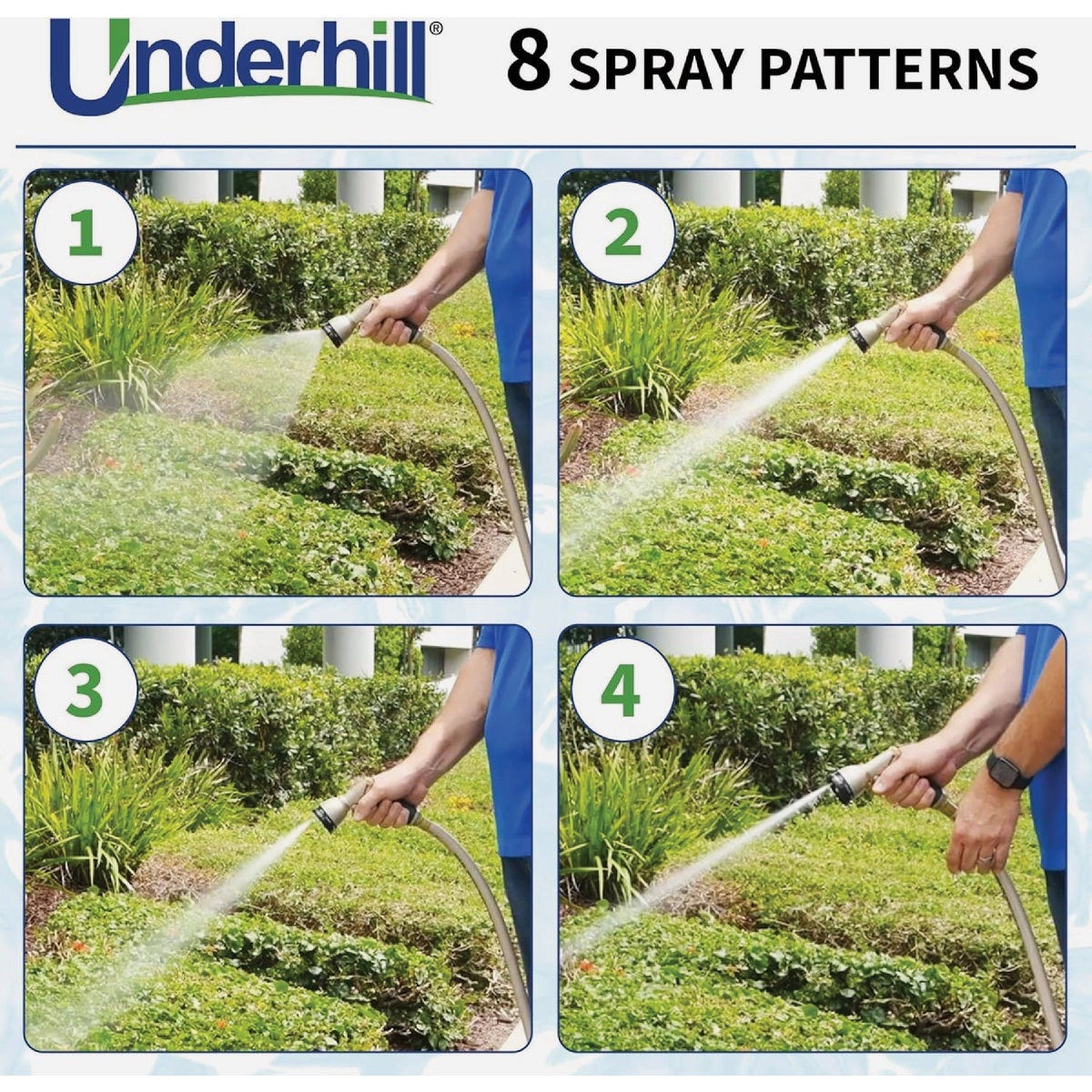 Underhill Pattern Master Gold Series Garden Water Hose Gun Nozzle Sprayer Head - photo 5 Underhill Pattern Master Gold Series Garden Water Hose Gun Nozzle Sprayer Head - photo 5