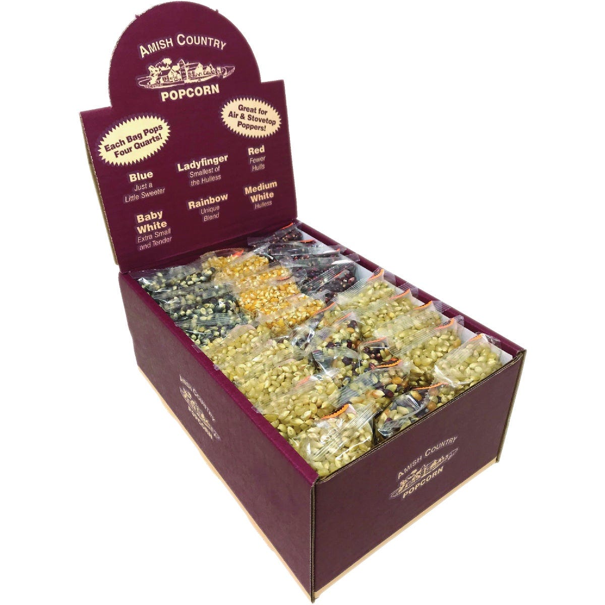 Amish Country Popcorn 4 Oz. Sampler (30 Count) Amish Country Popcorn 4 Oz. Sampler (30 Count)