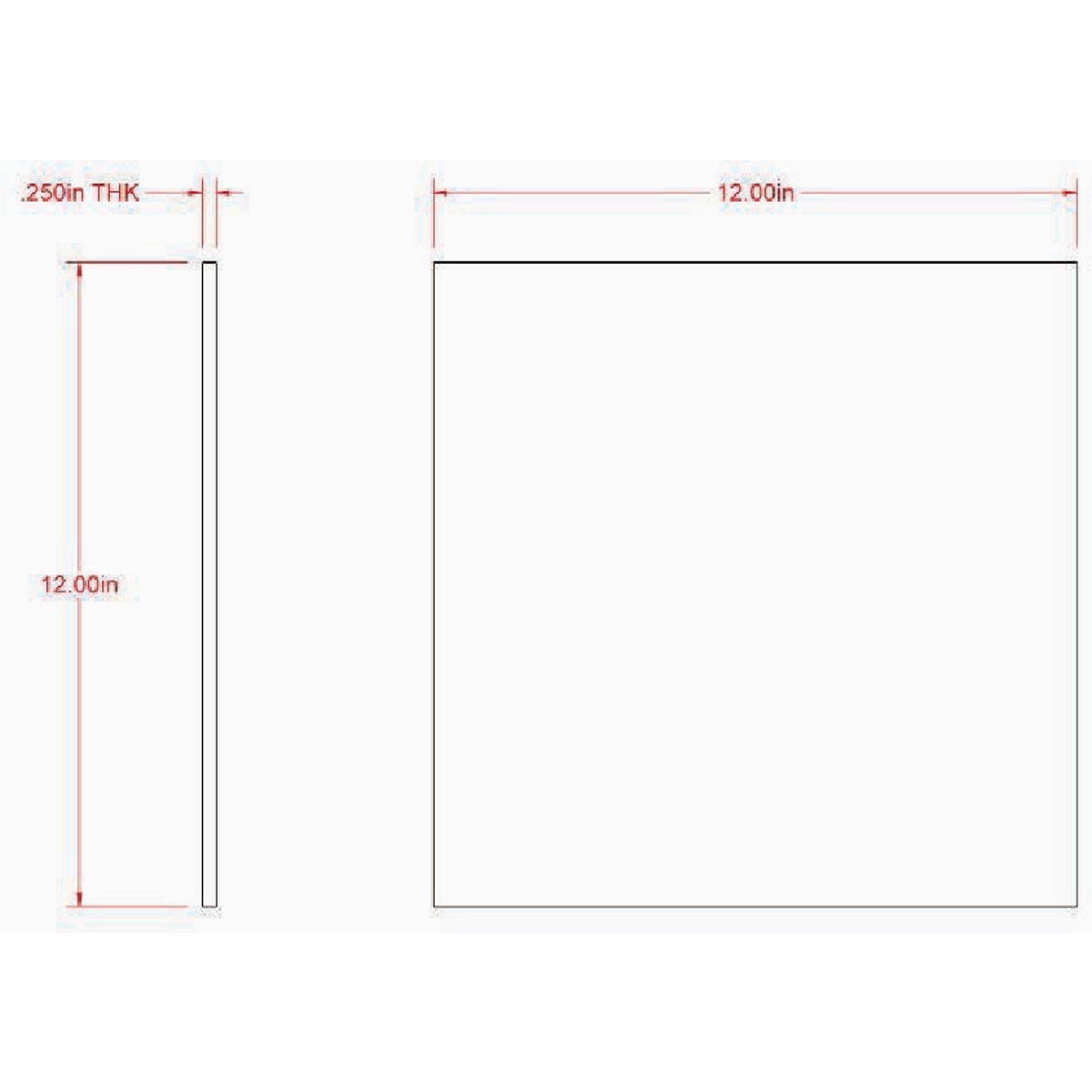 Hillman SteelWorks 1/4 In. x 12 In. x 12 In. Weldable Hot-Rolled Solid Steel Sheet - photo 2 Hillman SteelWorks 1/4 In. x 12 In. x 12 In. Weldable Hot-Rolled Solid Steel Sheet - photo 2