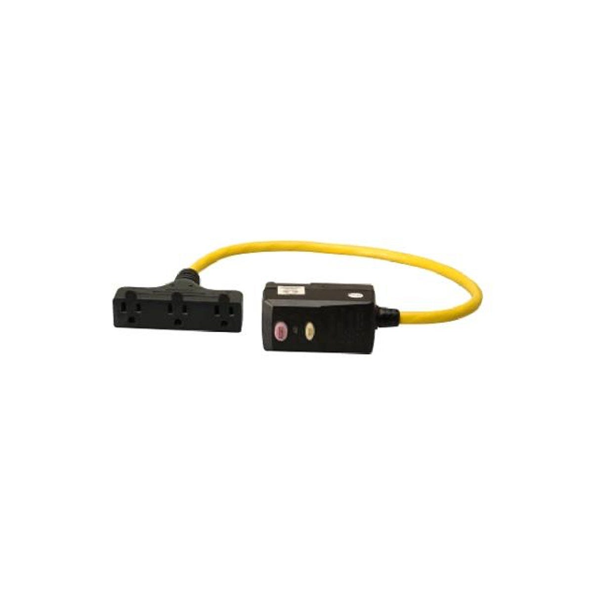 Master Electrician 2 Ft. 12/3 SJEOW Ground Fault Circuit Interrupter Extension Cord Master Electrician 2 Ft. 12/3 SJEOW Ground Fault Circuit Interrupter Extension Cord