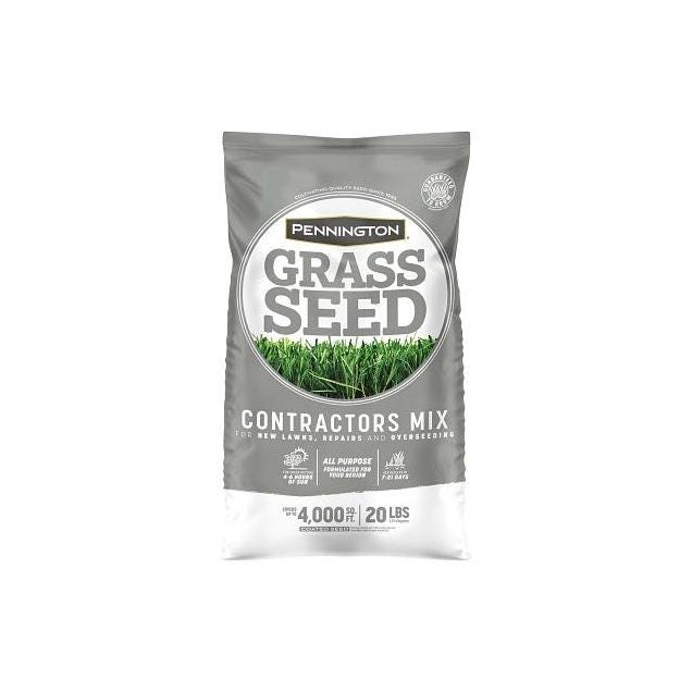 Pennington Contractor Mix Grass Seed, Southern Mix, 20 Lb. Pennington Contractor Mix Grass Seed, Southern Mix, 20 Lb.