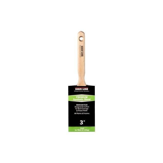Shur-Line 3 In. Synthetic Blend Professional Flat Paint Brush