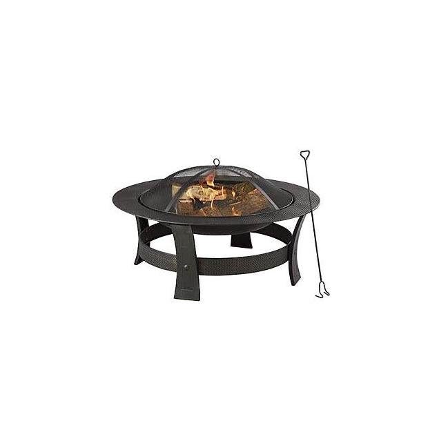 Shinerich 35 In. Wood-Buring Fire Pit, Wood Burning