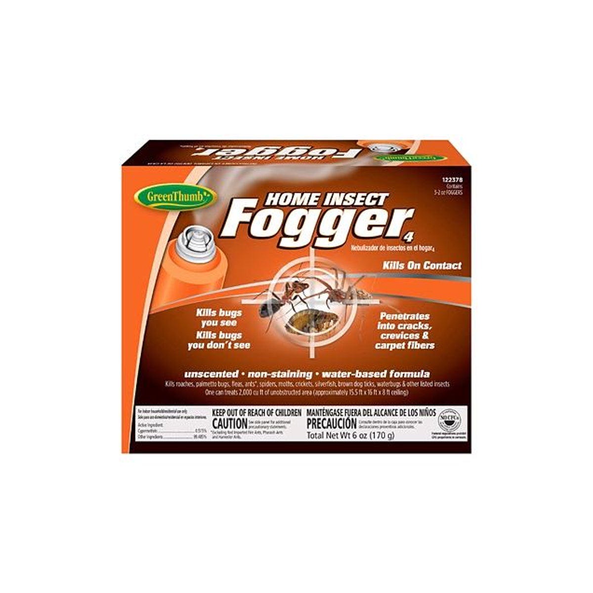 Indoor Insect Fogger, 3-Pack