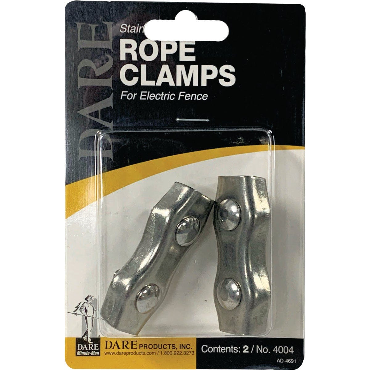 Dare 5/16 In. Electric Fence Poly Rope Clamp - photo 3 Dare 5/16 In. Electric Fence Poly Rope Clamp - photo 3