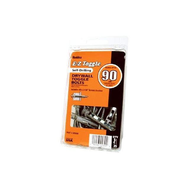 EZ Toggle 25-Pack Drywall Toggle Bolts