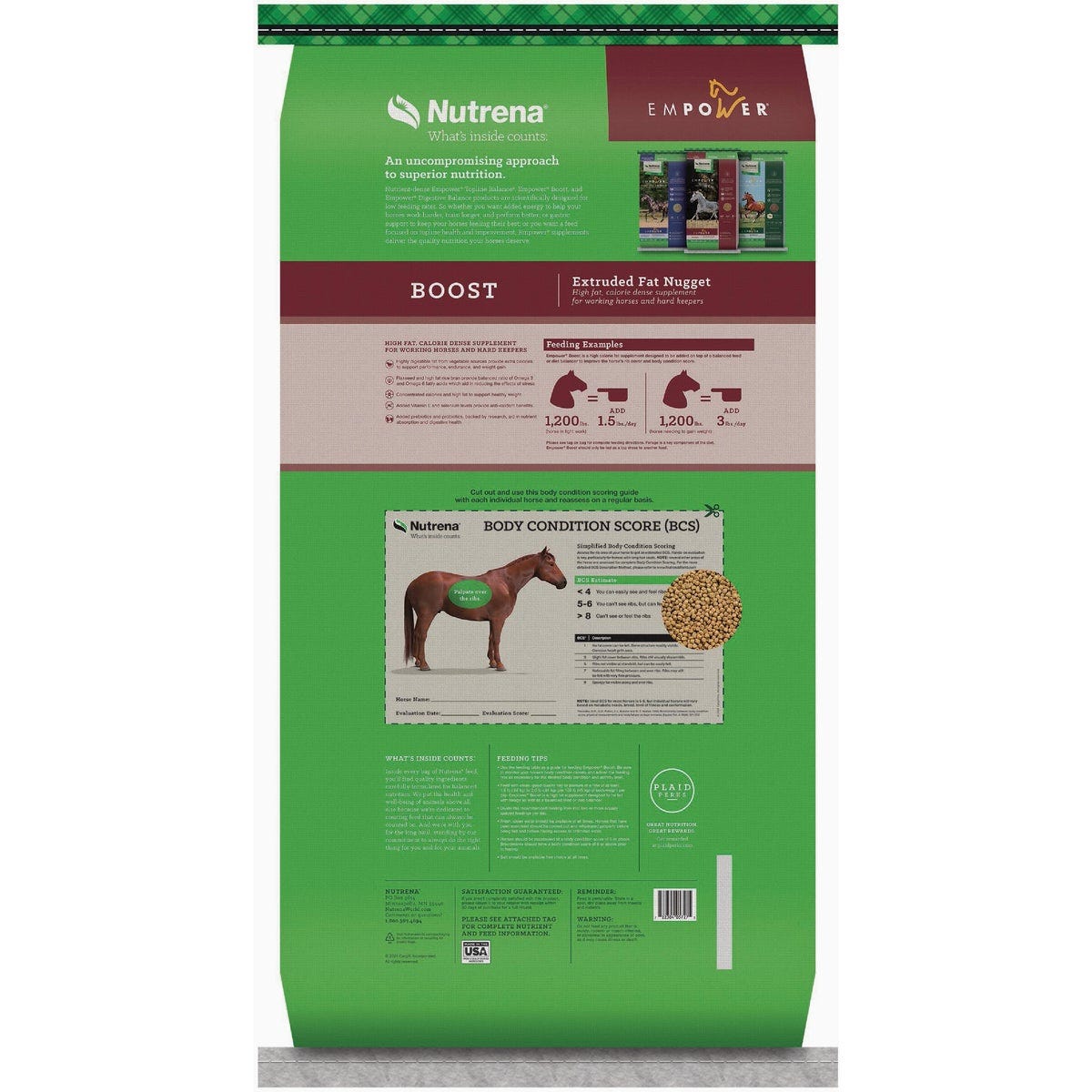 Nutrena Empower Boost Horse Feed, 40 Lb. - photo 2