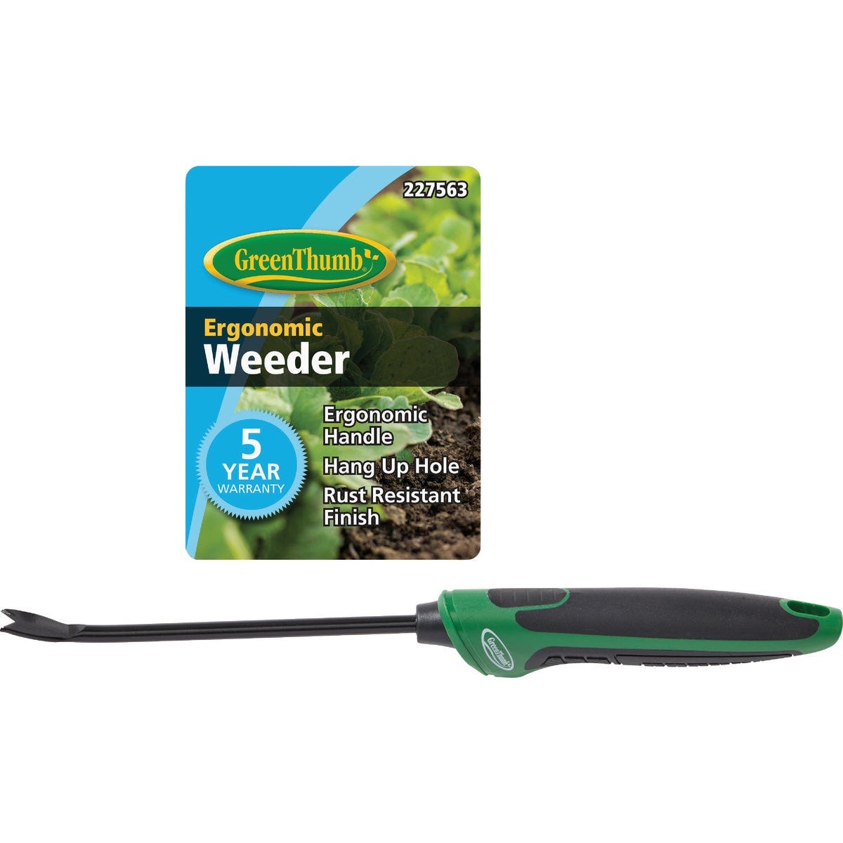 Green Thumb Medium Duty Carbon Steel Weeder - photo 2