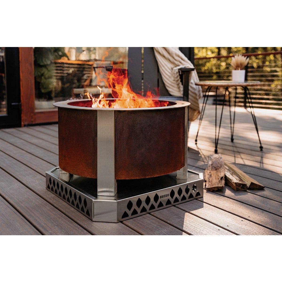 Breeo X-Series 24 Corten Smokeless Fire Pit - photo 2