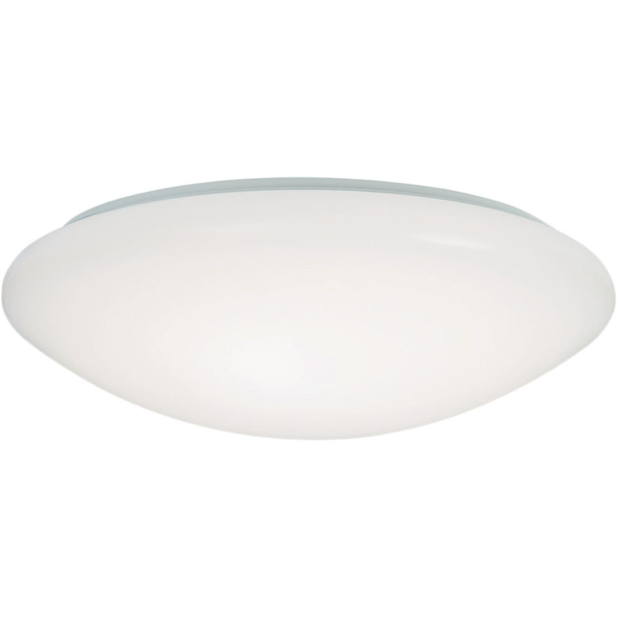 Metalux 11 In. White LED Flush Mount Ceiling Light Fixture with Selectable Color Temperature
