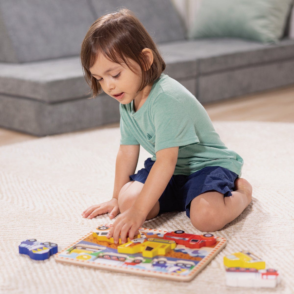 Melissa & Doug Construction Chunky Puzzle (6-Piece) - photo 3