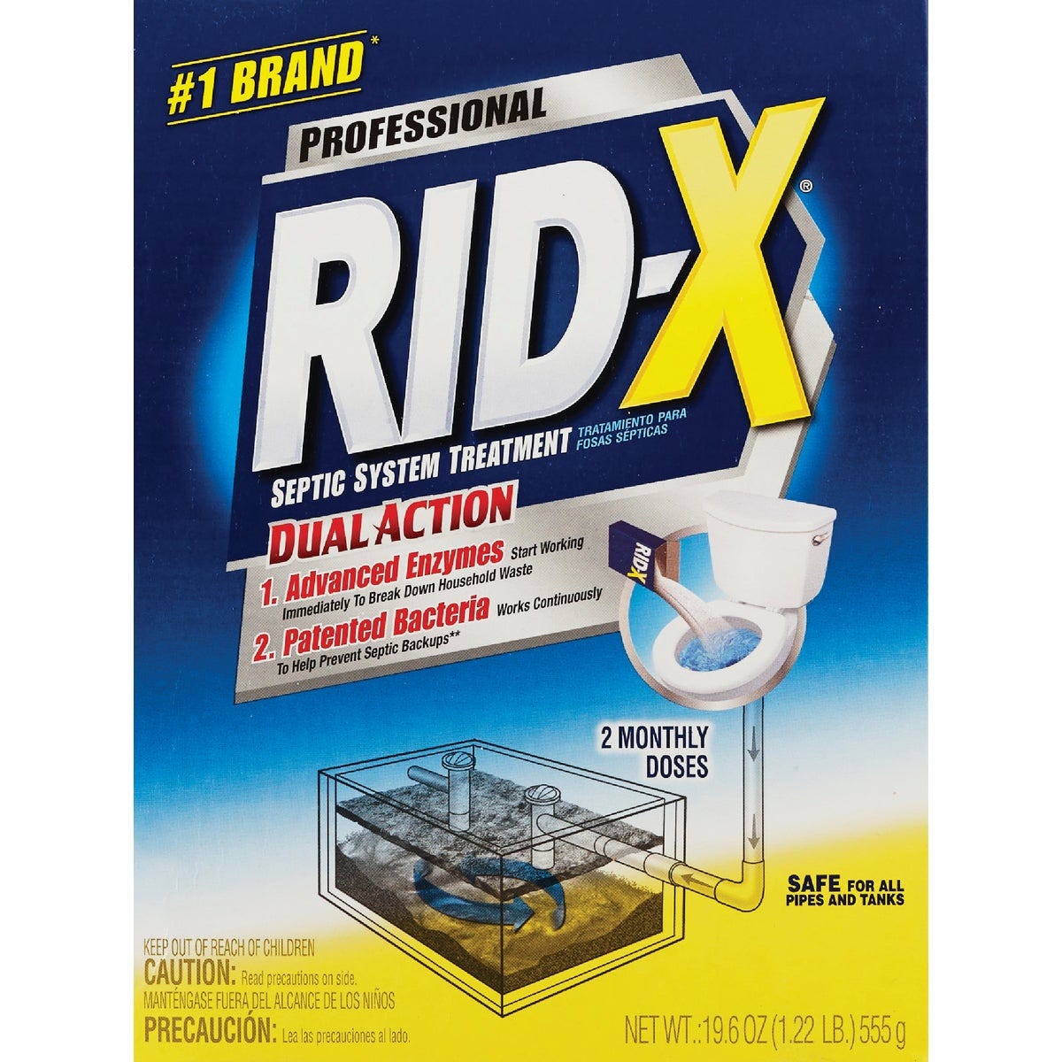 Rid-X Professional 19.6 Oz. Septic Tank Treatment (2-Pack) - photo 2 Rid-X Professional 19.6 Oz. Septic Tank Treatment (2-Pack) - photo 2