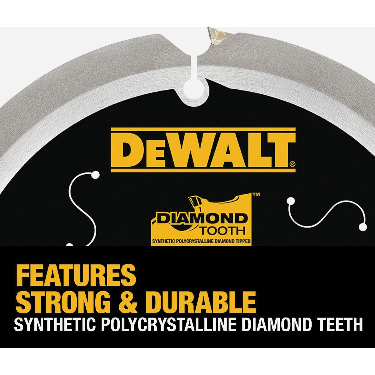 DEWALT 7-1/4 In. 4-Tooth PCD Fiber Cement Circular Saw Blade - photo 4 DEWALT 7-1/4 In. 4-Tooth PCD Fiber Cement Circular Saw Blade - photo 4