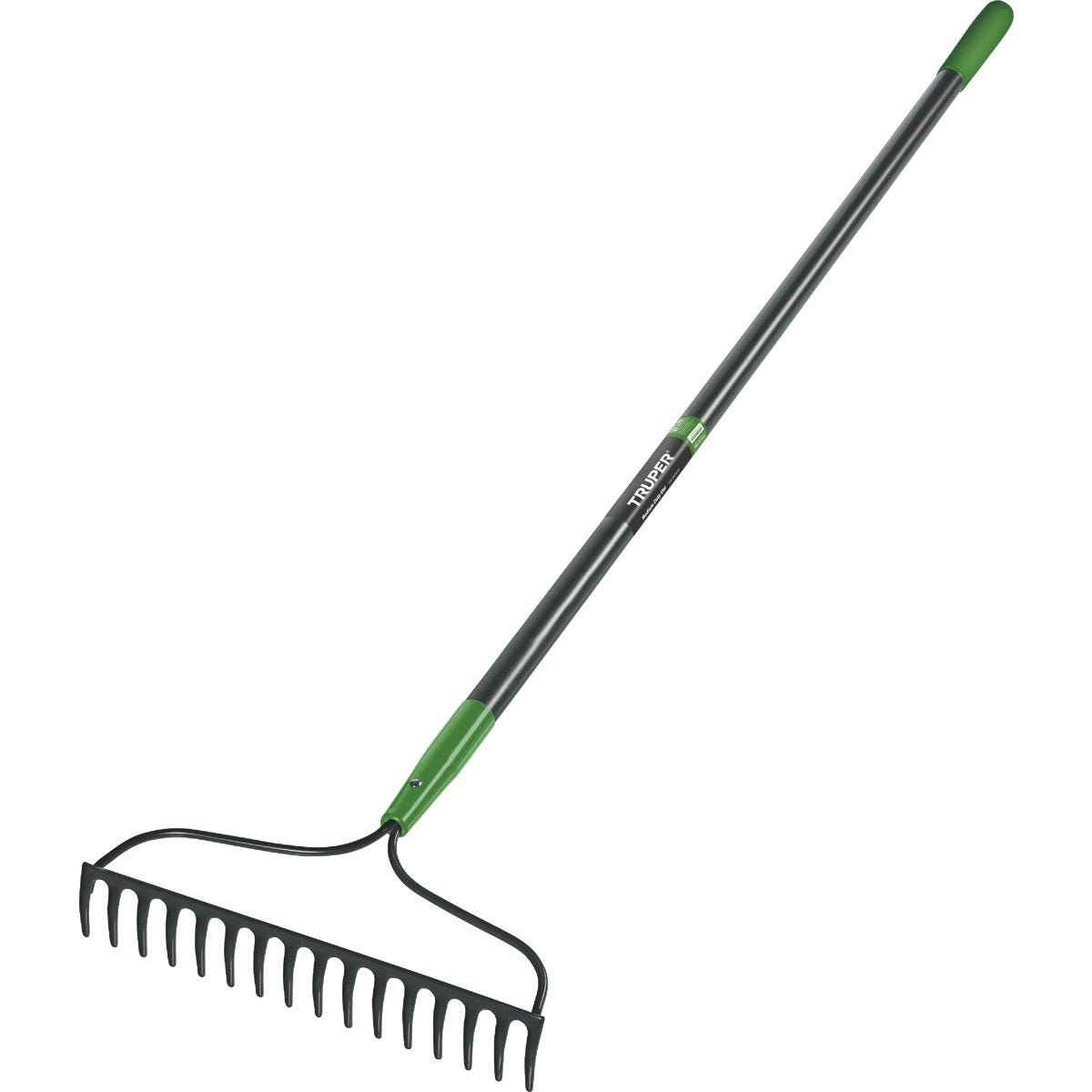 Truper Tru Tough 54 In. Fiberglass Handle Steel Bow Rake (16-Tine)