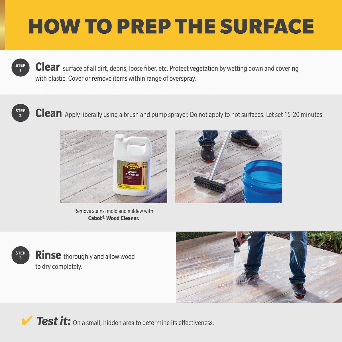 Cabot VOC Solid Color Oil Deck Stain, 7601 White Base, 1 Gal. - photo 6