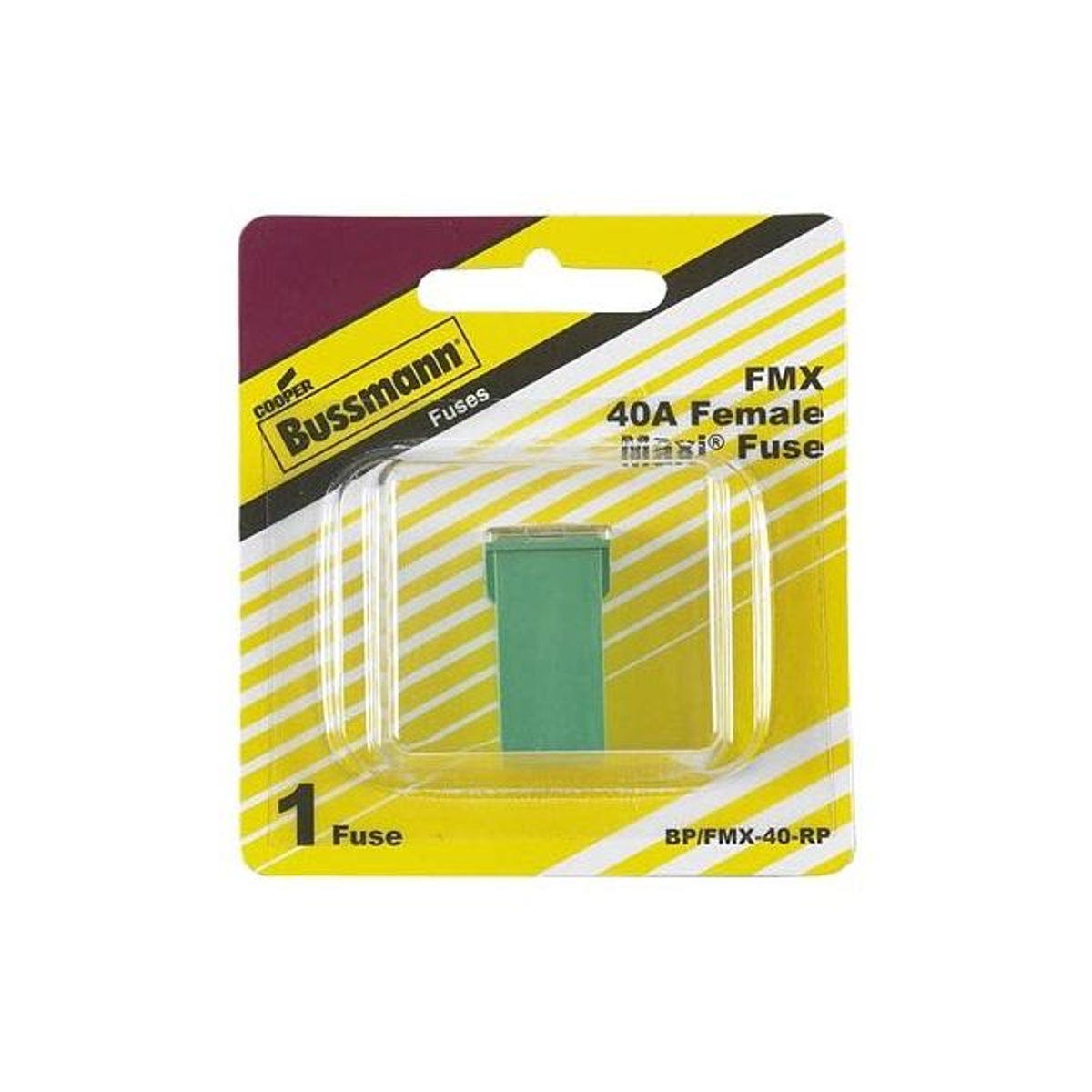 Cooper Bussmann 40A Green Female Maxi Fuse Cooper Bussmann 40A Green Female Maxi Fuse
