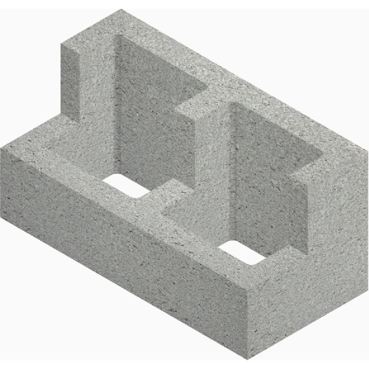 Sakrete 8 In. x 8 In. x 16 In. Header Concrete Block Sakrete 8 In. x 8 In. x 16 In. Header Concrete Block