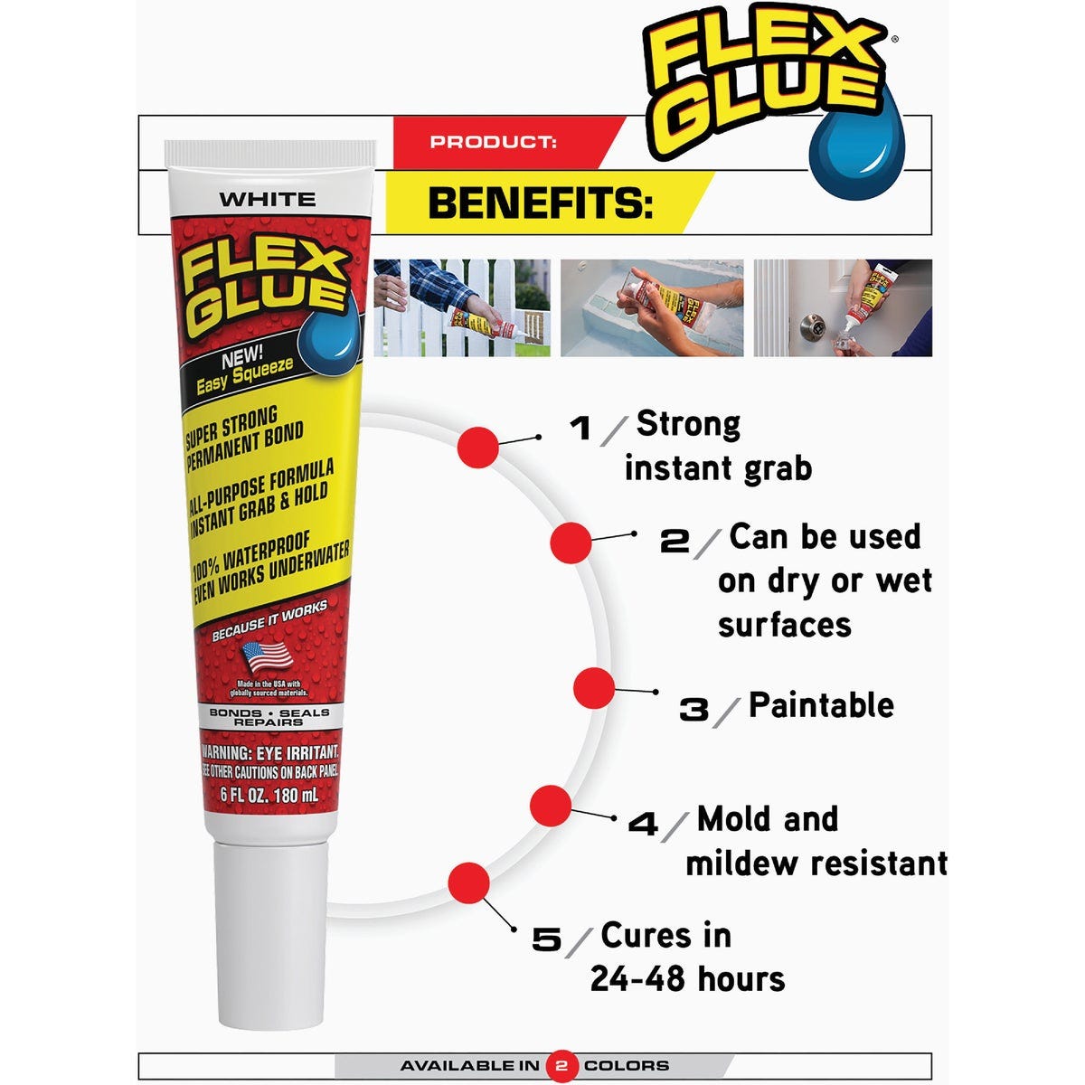 Flex Glue 4 Oz. Clear Multi-Purpose Adhesive - photo 4 Flex Glue 4 Oz. Clear Multi-Purpose Adhesive - photo 4