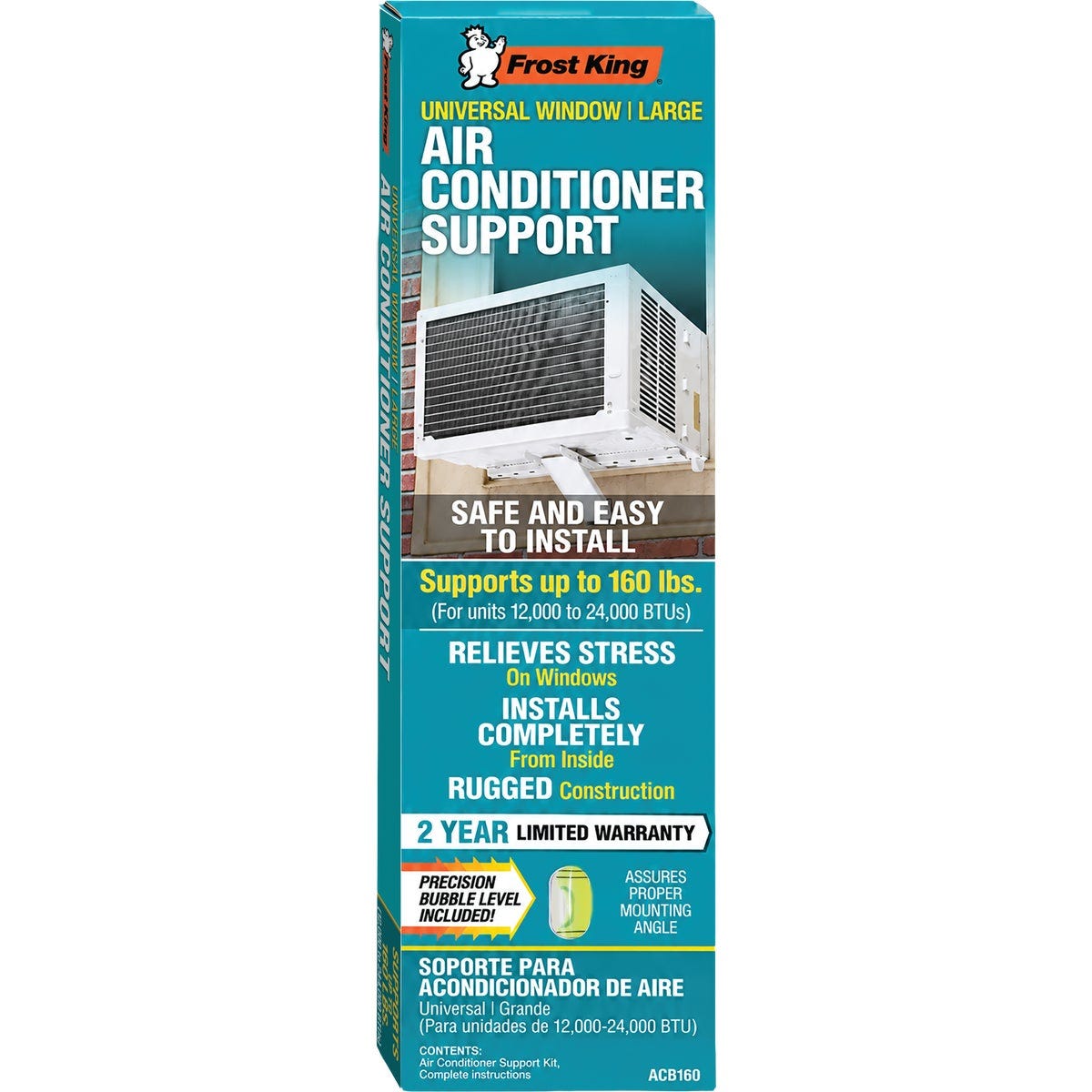 Frost King Heavy-Duty 160 Lb. Load Rating Air Conditioner Support