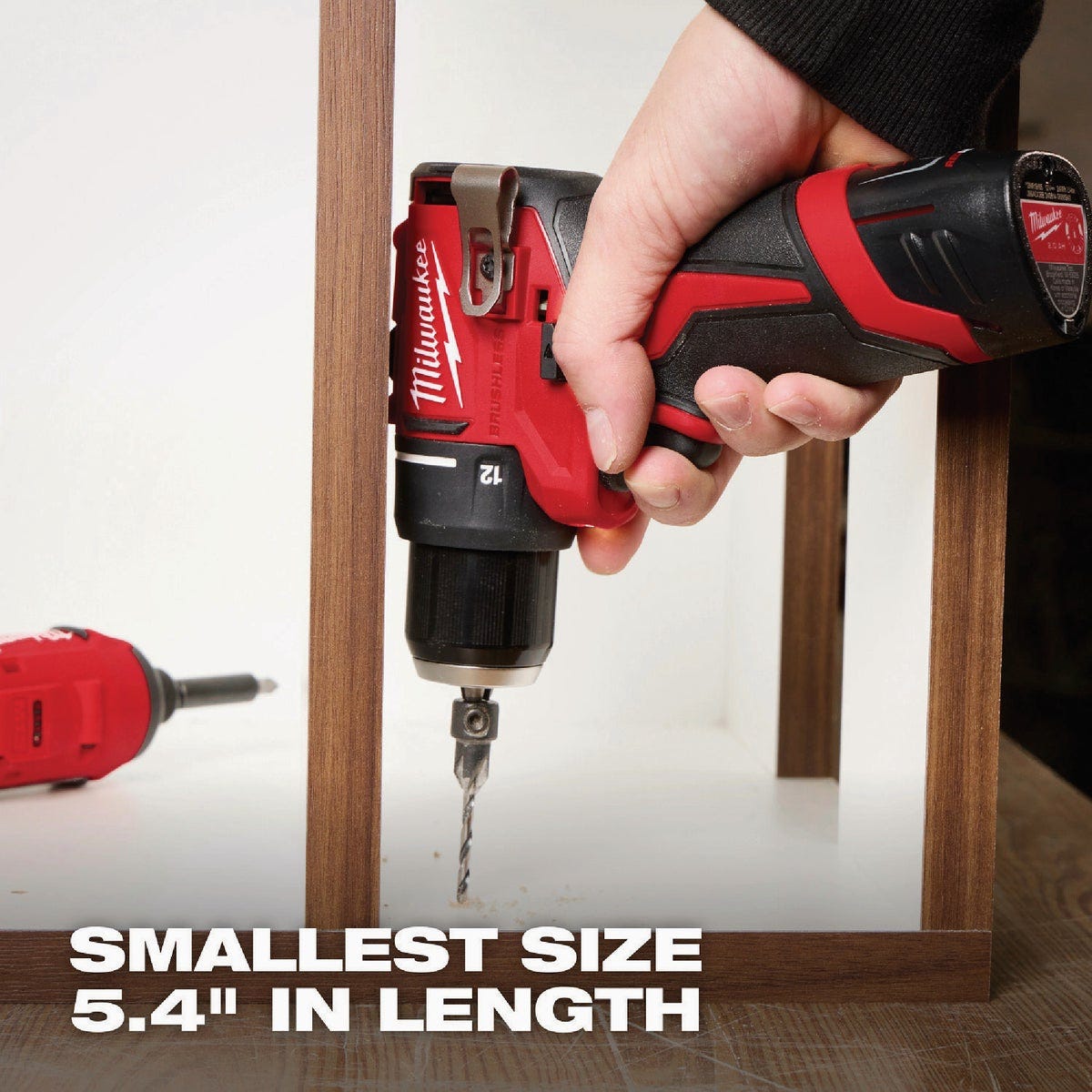 Milwaukee M12 Brushless 3/8 In. Subcompact Cordless Impact Drill/Driver Kit with (2) Batteries & Charger - photo 7