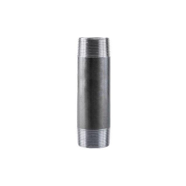 STZ 1-1/2 In. x 6 In. Steel Black Iron Nipple STZ 1-1/2 In. x 6 In. Steel Black Iron Nipple