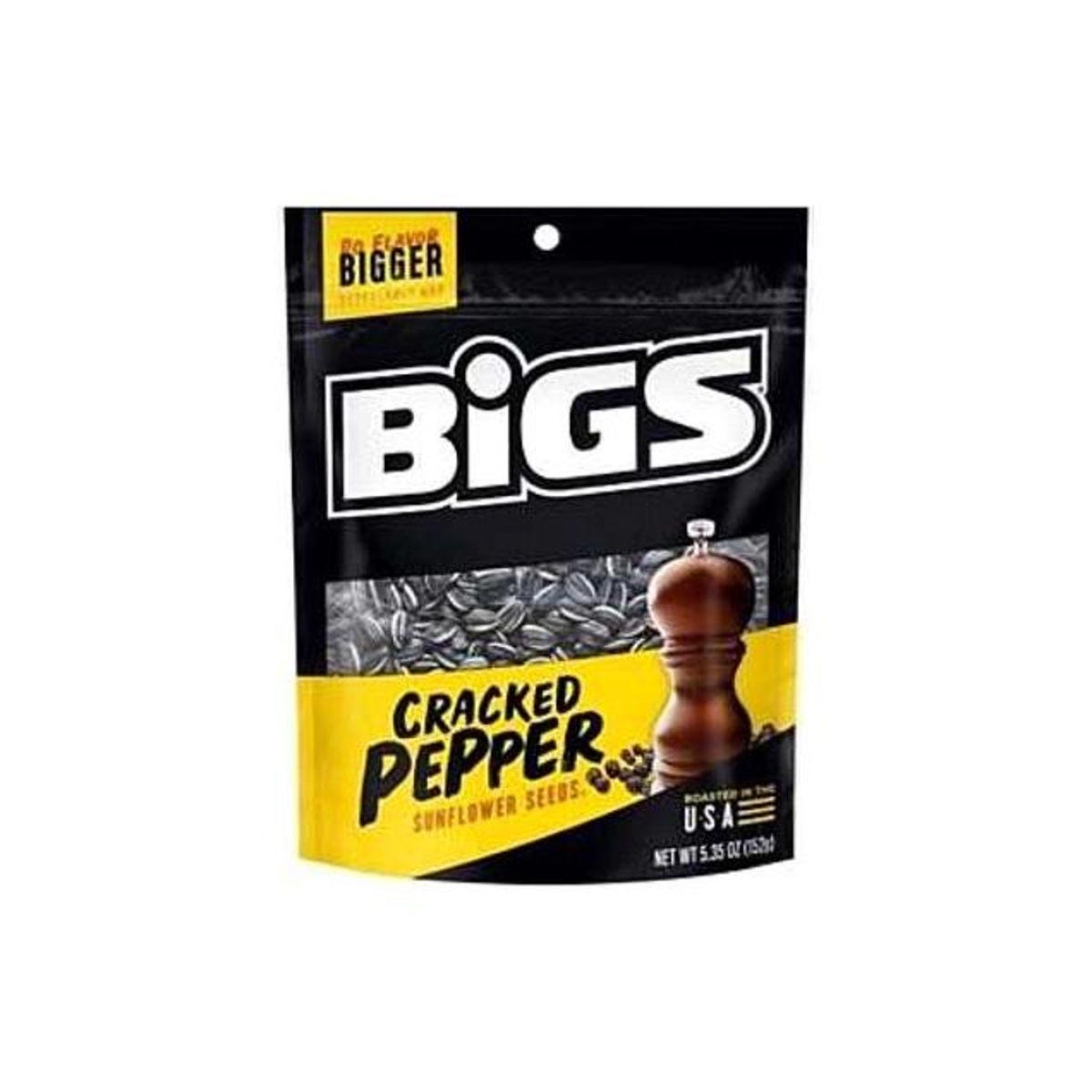 Bigs 5.35 Oz. Sea Salt & Cracked Pepper Sunflower Seeds