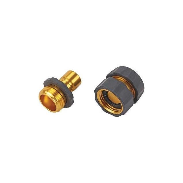 Melnor Quick Connectors Hose Set, Brass (2-Piece)