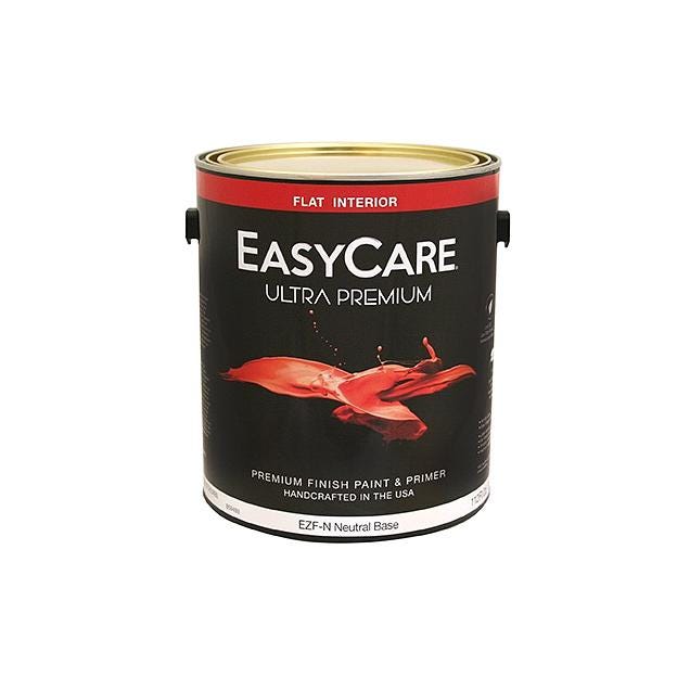 EasyCare Ultra Premium 1 Gal. Black Flat Interior Latex Paint & Primer