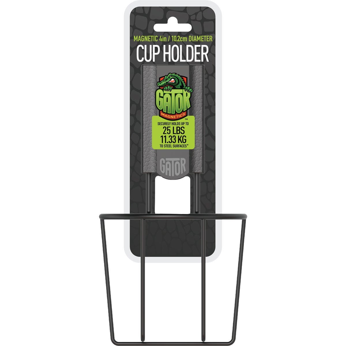 Gator Magnetics Black Single Cup Holder Magnetic Basket - photo 2