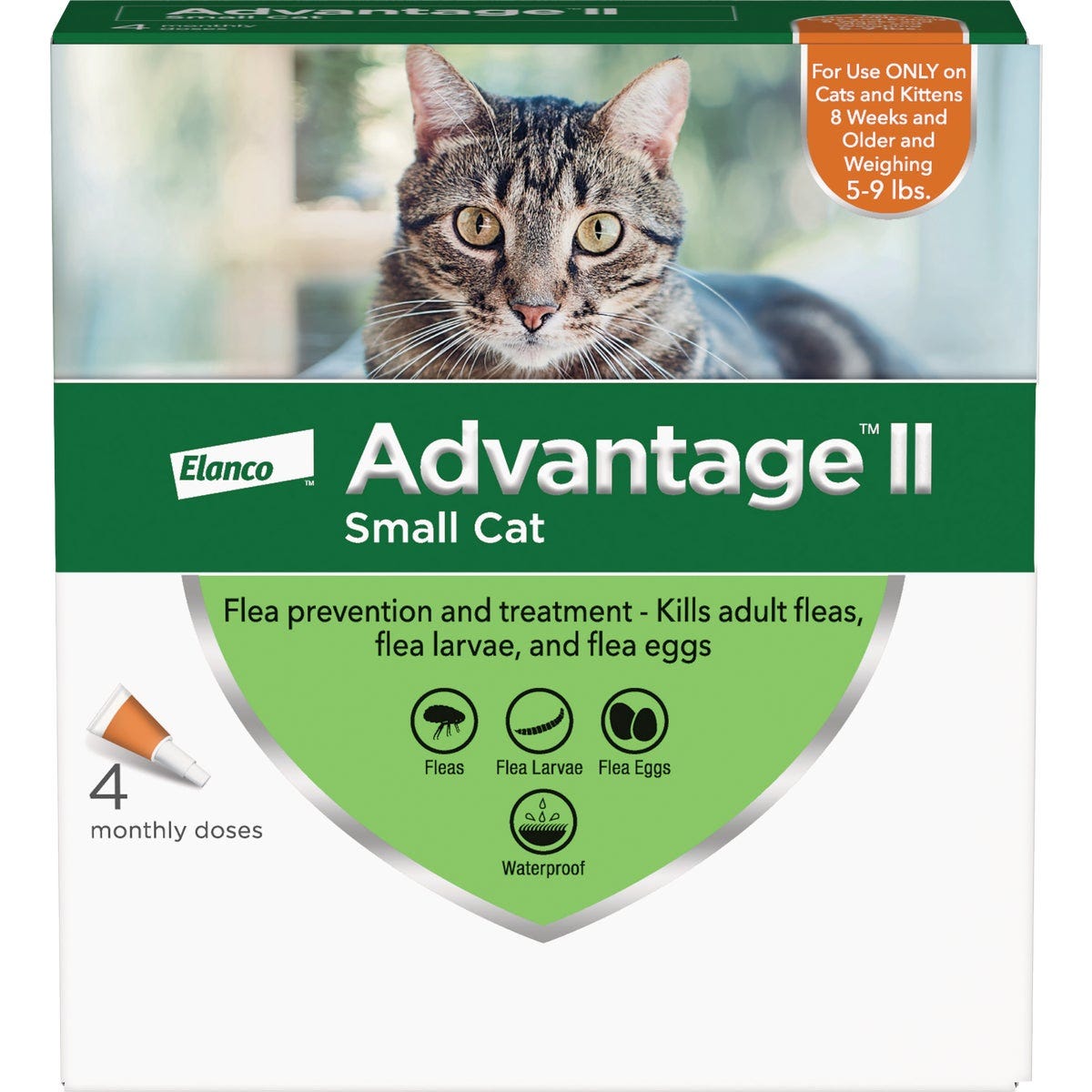 Advantage II Small Cat Fleat Prevention & Treatment (4-Pack) - photo 2 Advantage II Small Cat Fleat Prevention & Treatment (4-Pack) - photo 2