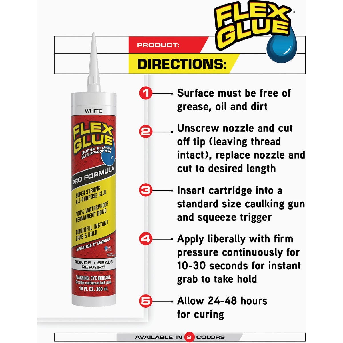 Flex Glue 10 Oz. White Multi-Purpose Adhesive - photo 6 Flex Glue 10 Oz. White Multi-Purpose Adhesive - photo 6