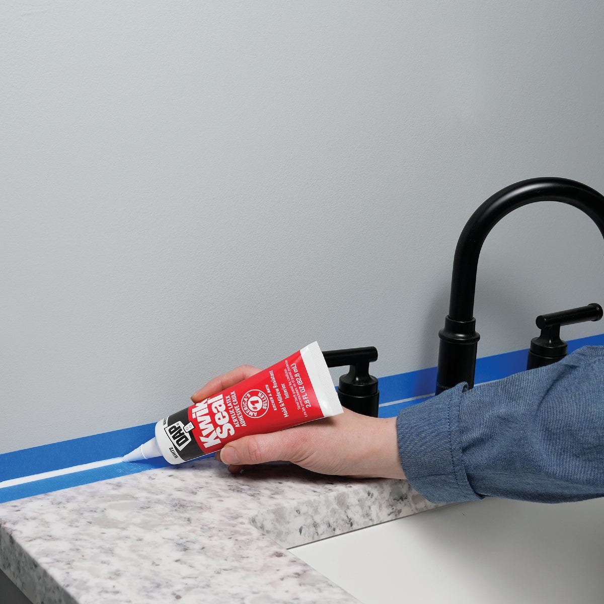 DAP Kwik Seal 2.8 Oz. White Kitchen & Bath Adhesive Caulk - photo 9 DAP Kwik Seal 2.8 Oz. White Kitchen & Bath Adhesive Caulk - photo 9