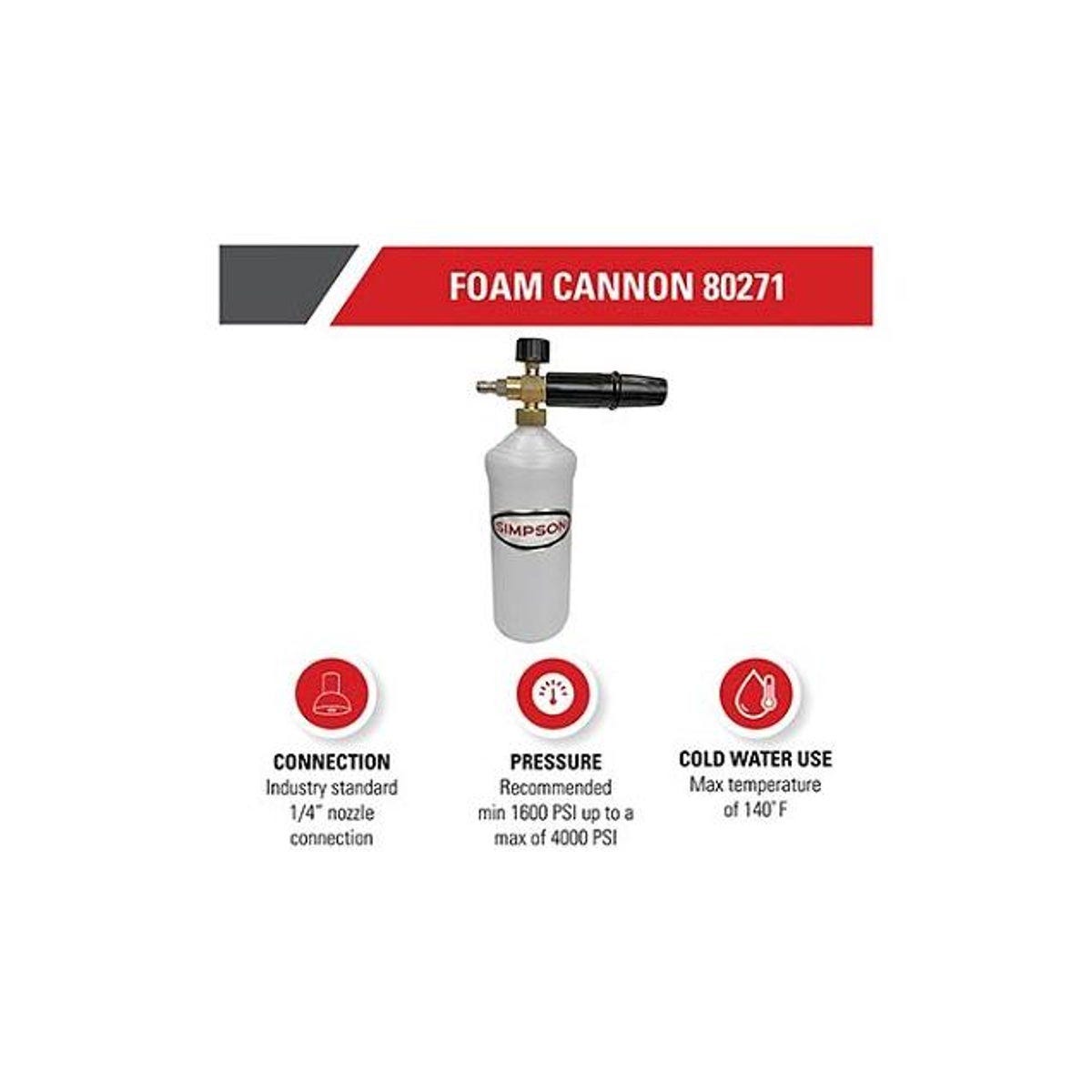 Simpson 4000 psi High-Pressure Foam Cannon - photo 2 Simpson 4000 psi High-Pressure Foam Cannon - photo 2