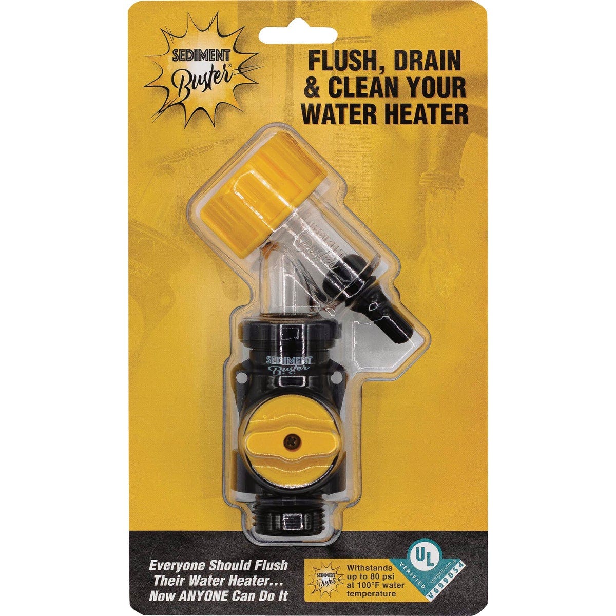 Sediment Buster Water Heater Tank Flushing & Draining Tool Sediment Buster Water Heater Tank Flushing & Draining Tool